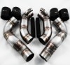 AGM INtake pipes 60mm Audi RS4 S4 B5 u.a. TTE780 without ports for activated carbon filter system